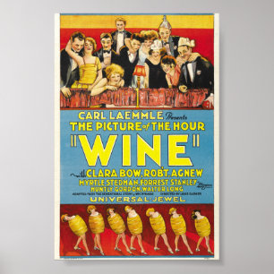 Vintage Vin Cinema Poster