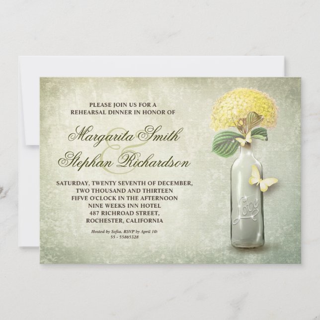 vintage-vin-flaska-repetitionsmiddag inbjudan (Framsida)