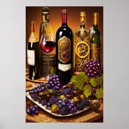 Vintage Vin Poster