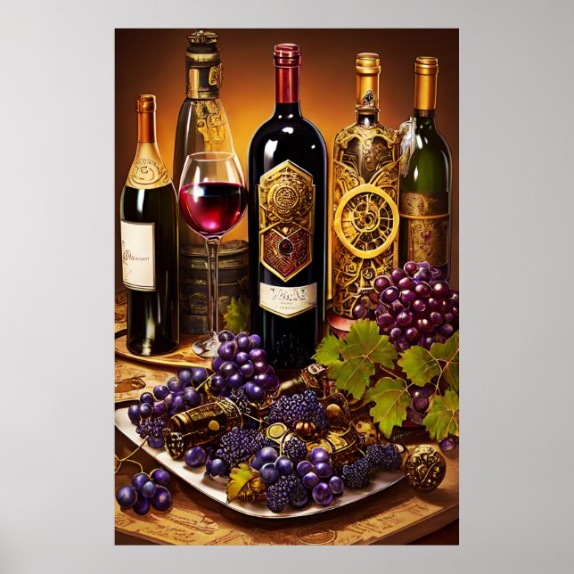 Vintage Vin Poster (Framsidan)