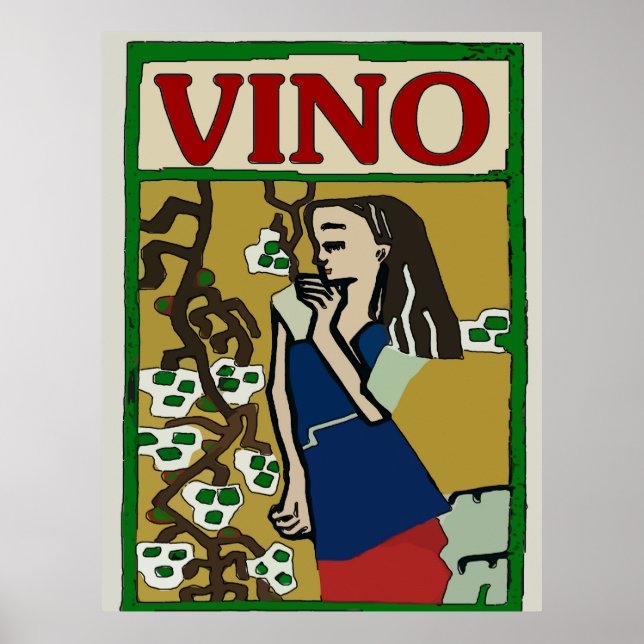 Vintage Vin Poster (Framsidan)