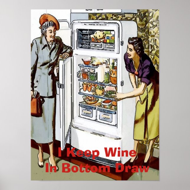 Vintage Vin Poster Redigera text (Framsidan)