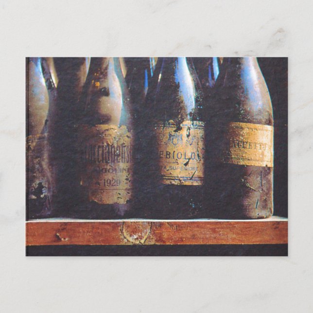 Vintage Vin Vykort (Framsida)