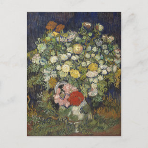 Vintage Vincent Van Gogh Bouquet of Flowers Vykort