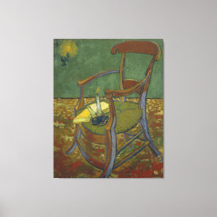 Vintage Vincent van Gogh Gauguins ordförande Canvastryck