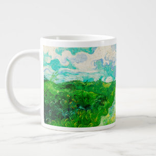 Vintage Vincent Van Gogh-Grönten Wheat Fält Jumbo Mugg