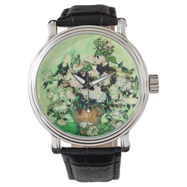 Vintage Vincent Van Gogh Ro (1890) Armbandsur (Framsida)