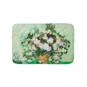 Vintage Vincent Van Gogh Ro (1890) Badrumsmatta
