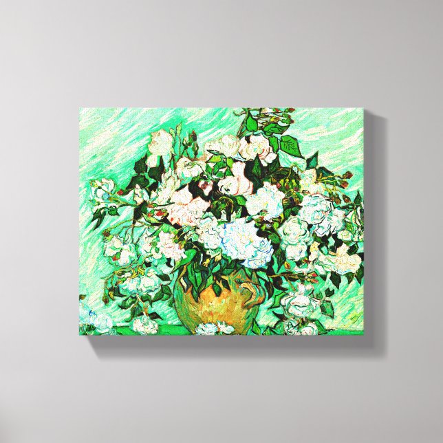 Vintage Vincent Van Gogh Ro (1890) Canvastryck (Framsida)