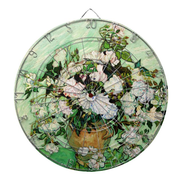 Vintage Vincent Van Gogh Ro (1890) Darttavla (Framsidan)