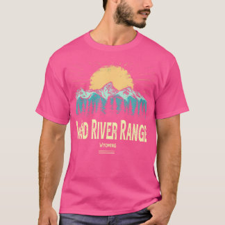 Vintage Vind River Range Wyoming Souvenir Hiking S T Shirt