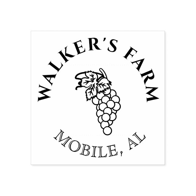 Vintage vindruvor, monogram Frimärke Stämpel (Tryck)