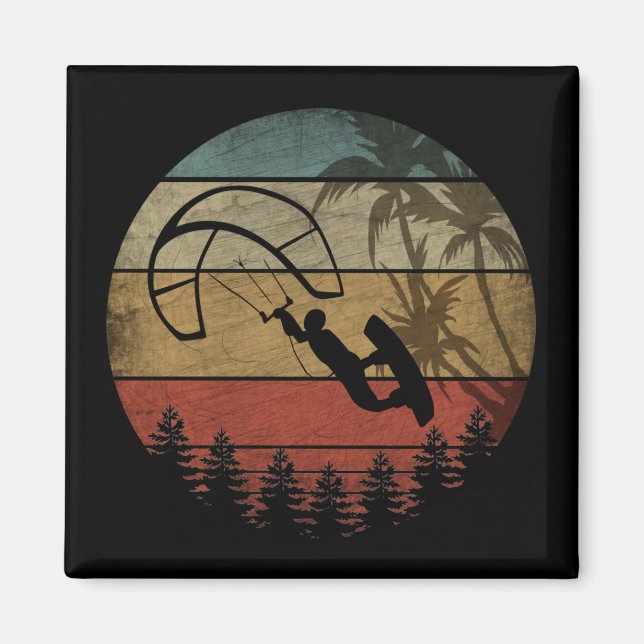 VINTAGE VINDsurfBRÄDA Magnet (Framsidan)