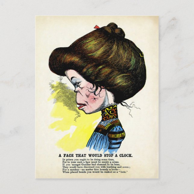 Vintage Vinegar Valentines day Vykort (Framsida)