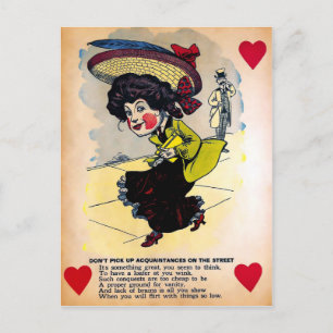 Vintage Vinegar Valentines day Vykort