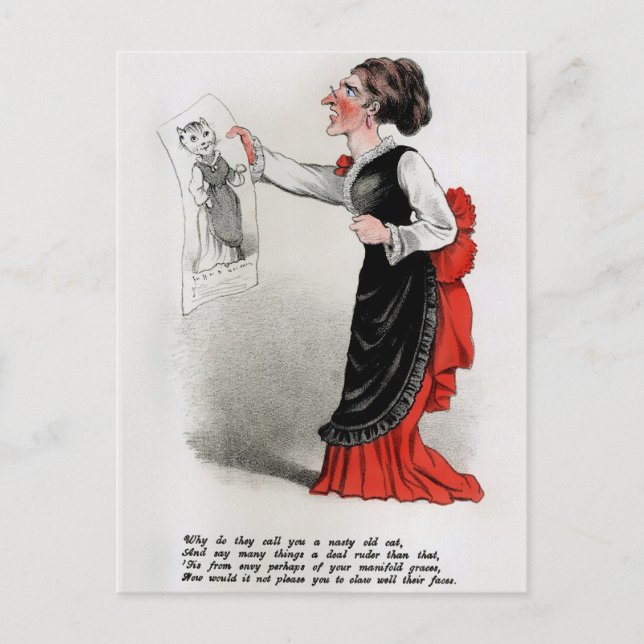 Vintage Vinegar Valentines day Vykort (Framsida)