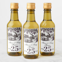 Vintage Vineyard-årsdagen Party