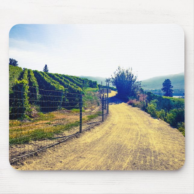 Vintage Vineyard Mouse Pad Musmatta (Framsidan)