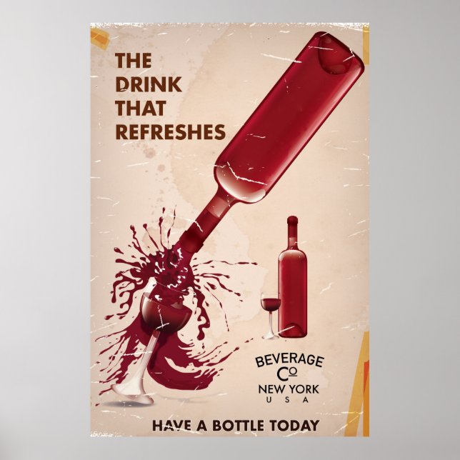 Vintage vinplakat poster (Framsidan)