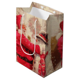 Vintage Vinterjul Jultomten Snögubbe