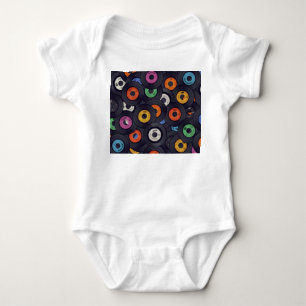 Vintage Vinyl Records Music Background T Shirt