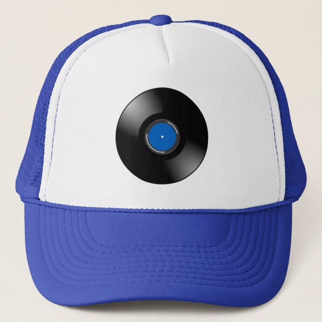 vintage, vinylrekord, hatt, till salu! keps (Framsida)