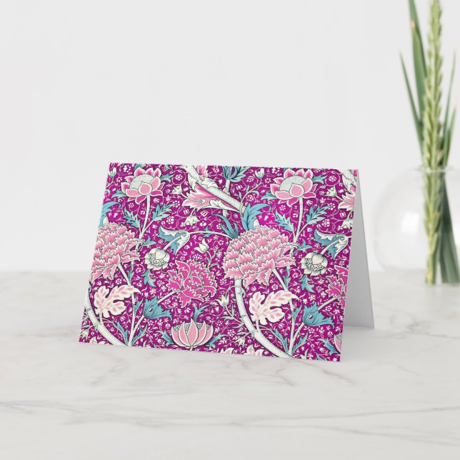 Vintage Violet i Bloom Kort (Framsida)