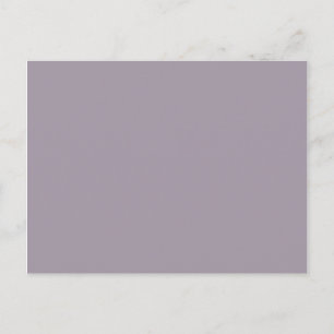 Vintage Violet Light Dusty Lila Trend Färg Vykort