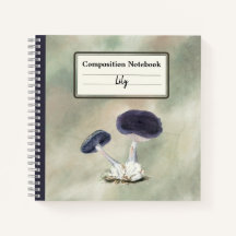 Vintage Violet Webcap Mushroom Personlig Comp Fort