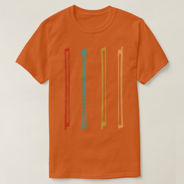 Vintage Violin Bow T Shirt (Design framsida)