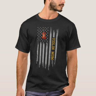 Vintage Violin Musician Mamma Violinist Sil T Shirt