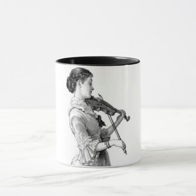 Vintage Violinist Mugg (Center)