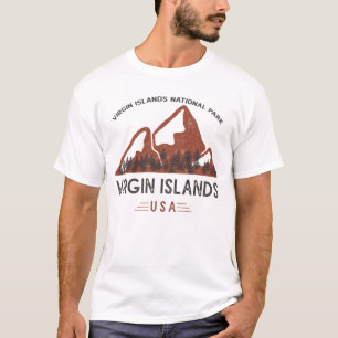 Vintage Virgin Islands nationalpark T Shirt