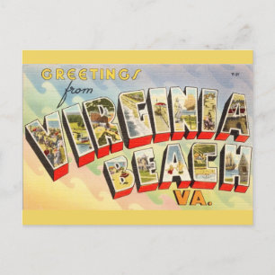 Vintage Virginia Beach Vykort