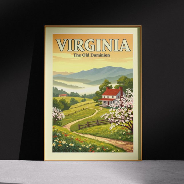 Vintage Virginia Poster (Skapare uppladdad)