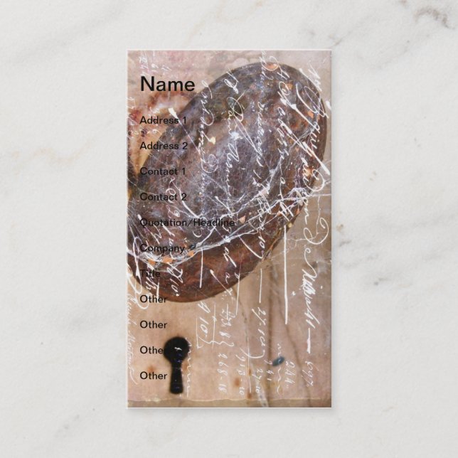 Vintage Visitkort (Framsida)