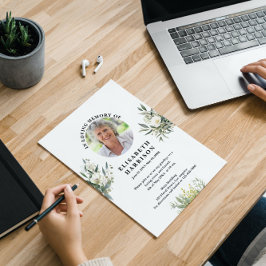 Vintage - vit blommor - infordran inbjudningar