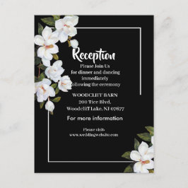 Vintage Vit Ros Meddelande Vykort