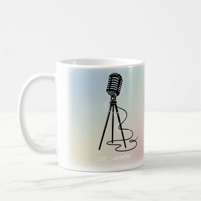 Vintage Vocal Lines Kaffemugg (Vänster)