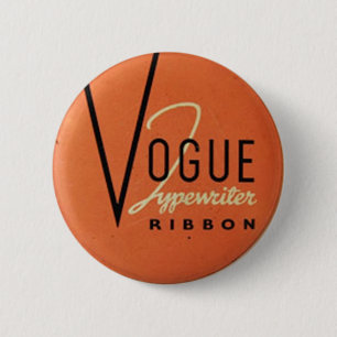 Vintage Vogue Typewriter Ribbon Knapp