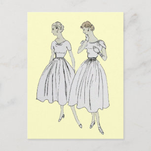 Vintage Vogue Vykort