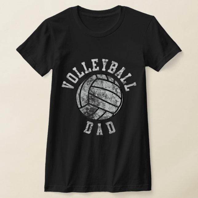 Vintage Volleyball Pappa T Shirt (Laydown)