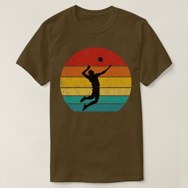 Vintage Volleyball T Shirt (Design framsida)