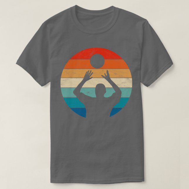 Vintage Volleyball T Shirt (Design framsida)