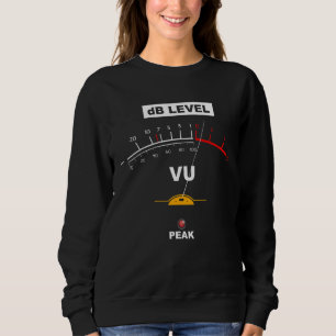 Vintage Volym Vu Mätare Ingenjör Inspelningsstudio T Shirt