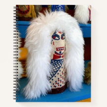 Vintage Voodoo Knockdown Doll notebook 2 bilder