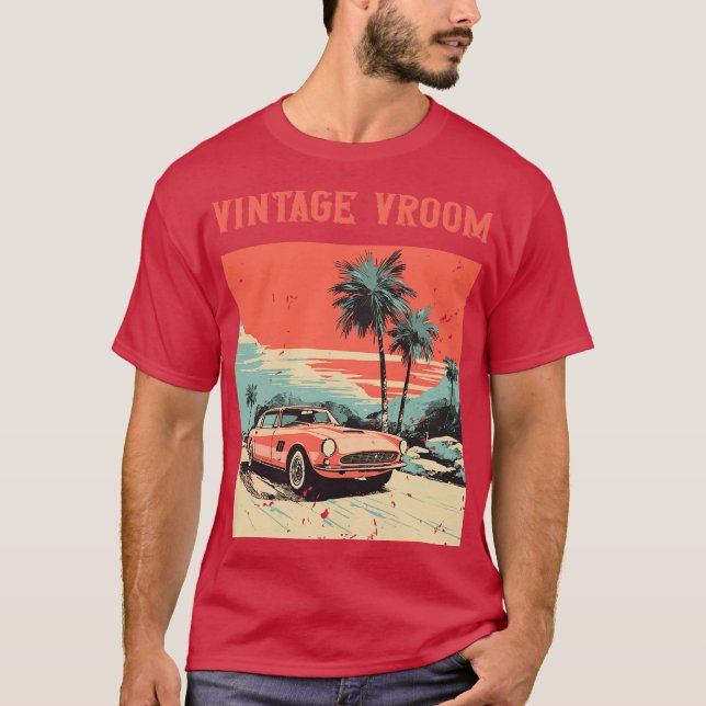 Vintage Vroom T Shirt (Framsida)