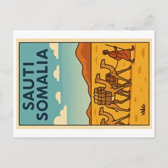 Vintage vykort - (Framsida)