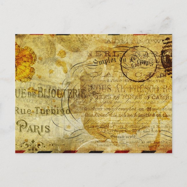 Vintage vykort (Framsida)