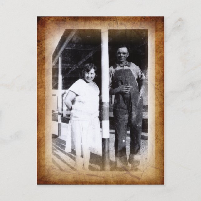 Vintage vykort (Framsida)